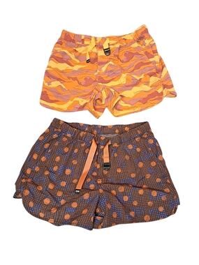 REI Co-op Women’s Medium Hiking Shorts Lot of 2 Printed Outdoor 3" Inseam